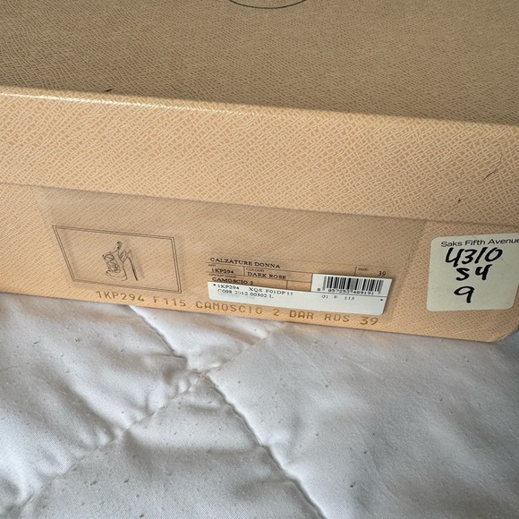 Prada Suede stiletto heels - cage dusty suede, size 9 - Picture 10 of 10